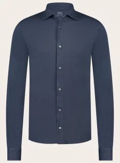 FEDELI Poloshirt Met Lange Mouwen Van Katoen Flash Sale