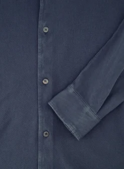 FEDELI Poloshirt Met Lange Mouwen Van Katoen Flash Sale