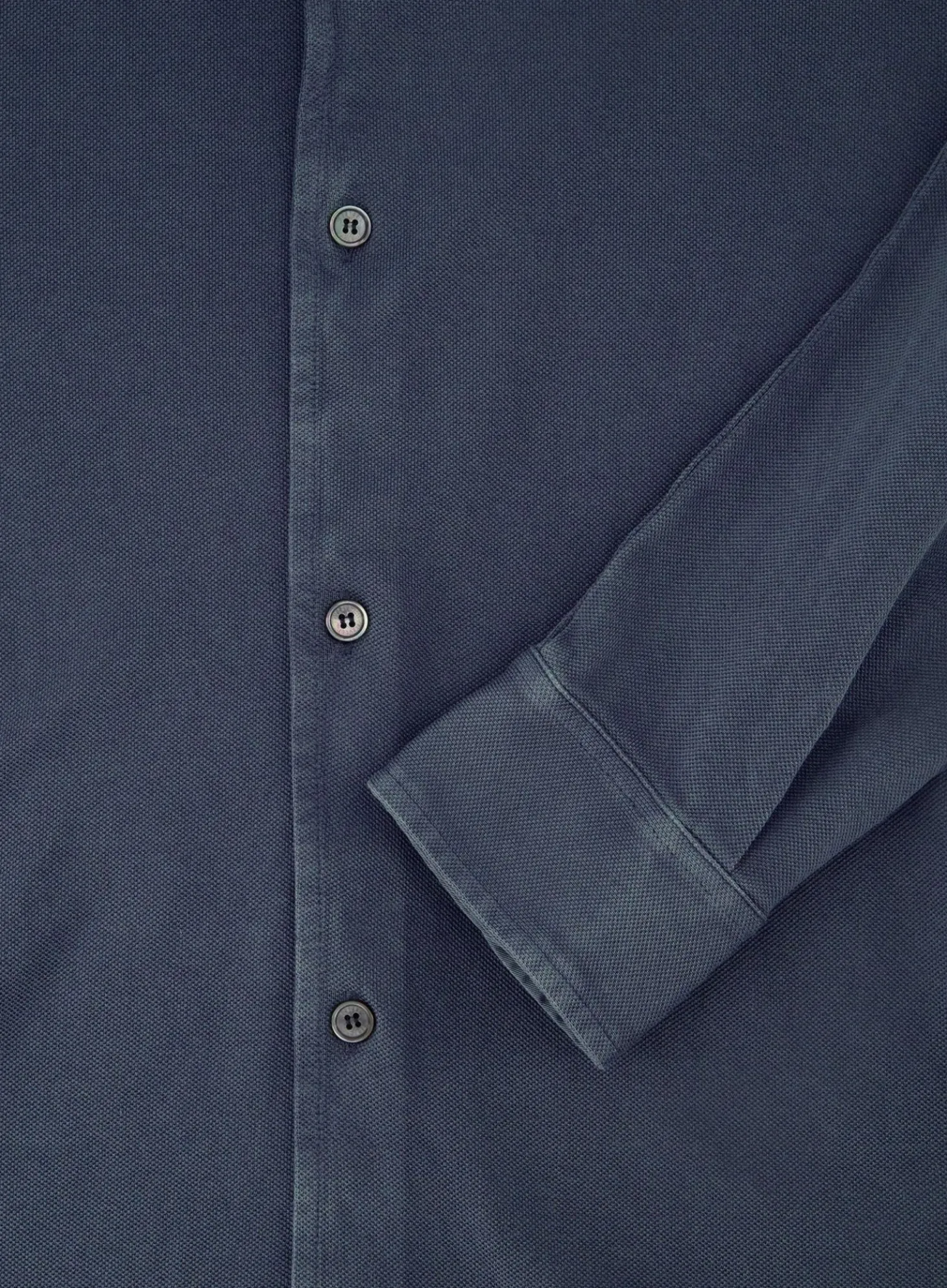 FEDELI Poloshirt Met Lange Mouwen Van Katoen Flash Sale