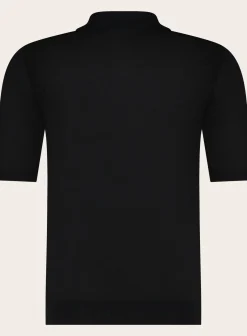 OGÉR Italian Knitwear Poloshirt Met Rits Van Zijde Store