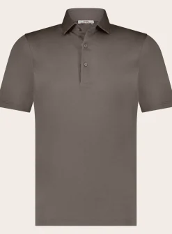 OGÉR Italian Knitwear Poloshirt Van Katoen Flash Sale