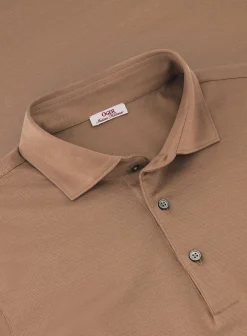 OGÉR Italian Knitwear Poloshirt Van Katoen Flash Sale