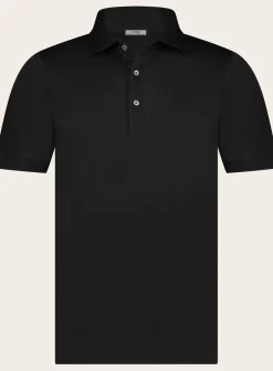 OGÉR Italian Knitwear Poloshirt Van Katoen Flash Sale