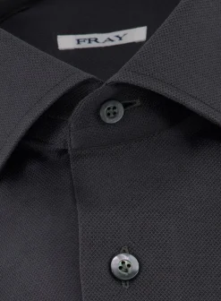 Fray Regular-Fit Gabriel Shirt Van Pique Katoen Outlet