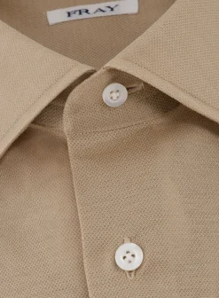 Fray Regular-Fit Gabriel Shirt Van Pique Katoen Outlet