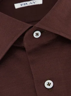 Fray Regular-Fit Gabriel Shirt Van Pique Katoen Outlet