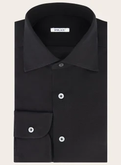 Fray Regular-Fit Gabriel Shirt Van Pique Katoen Outlet