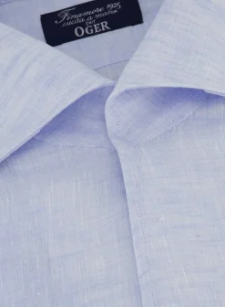 Finamore Regular-Fit Shirt Van Linnen Cheap