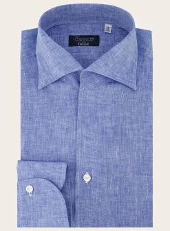 Finamore Regular-Fit Shirt Van Linnen Cheap