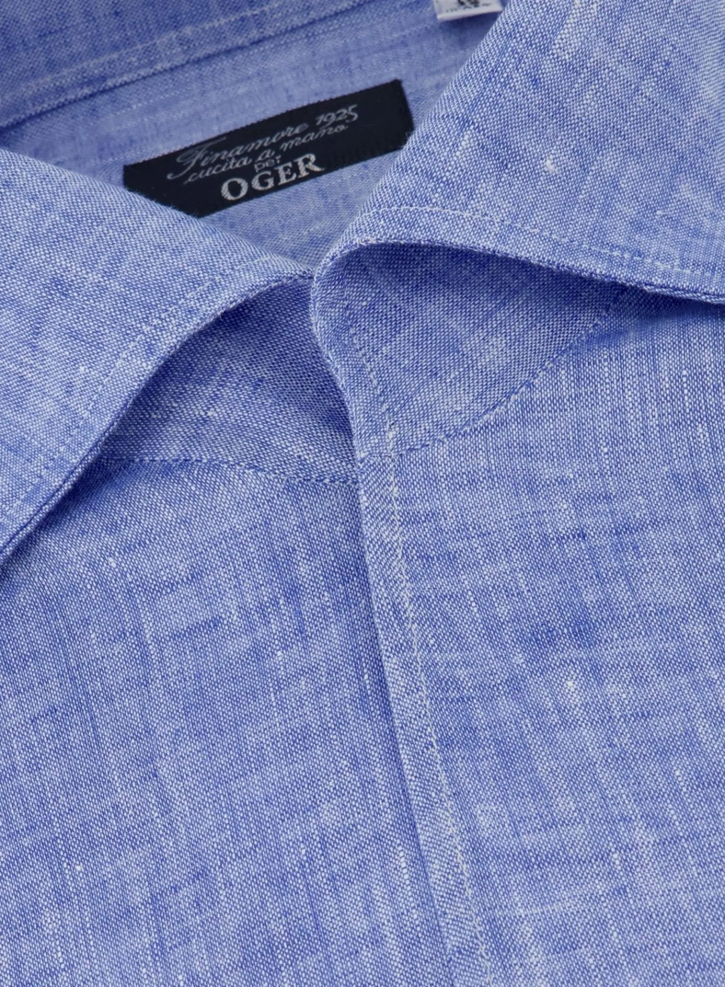 Finamore Regular-Fit Shirt Van Linnen Cheap