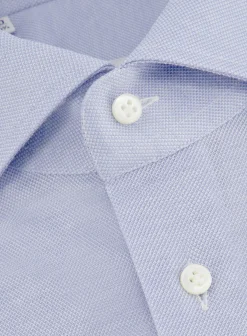 Emanuele Maffeis Regular-Fit Stretch Pique Overhemd Outlet