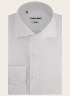 Emanuele Maffeis Regular-Fit Stretch-Katoen Overhemd Best