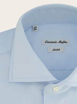 Emanuele Maffeis Regular-Fit Stretch-Katoen Overhemd Best