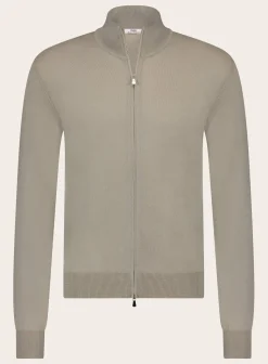 OGÉR Italian Knitwear Ritsvest Van Wol Discount