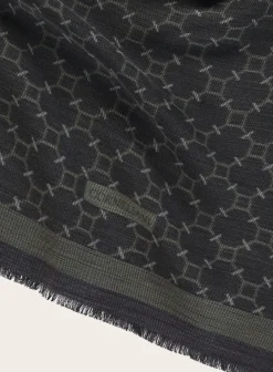 Corneliani Shawl Van Wol En Zijden Discount