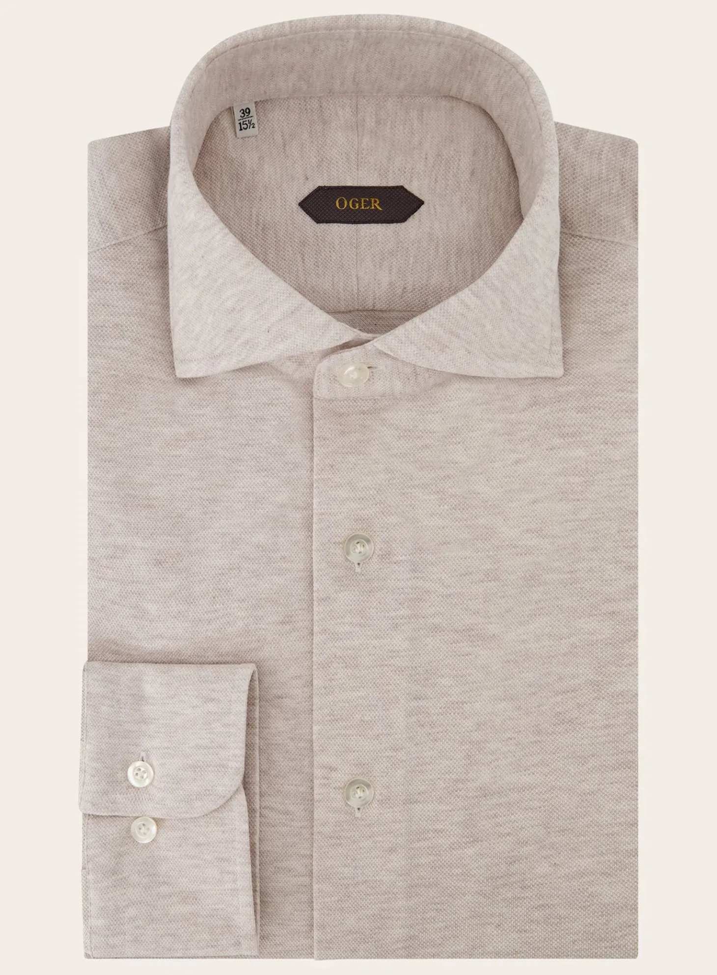OGÉR Shirt Van Katoen Beige Cheap