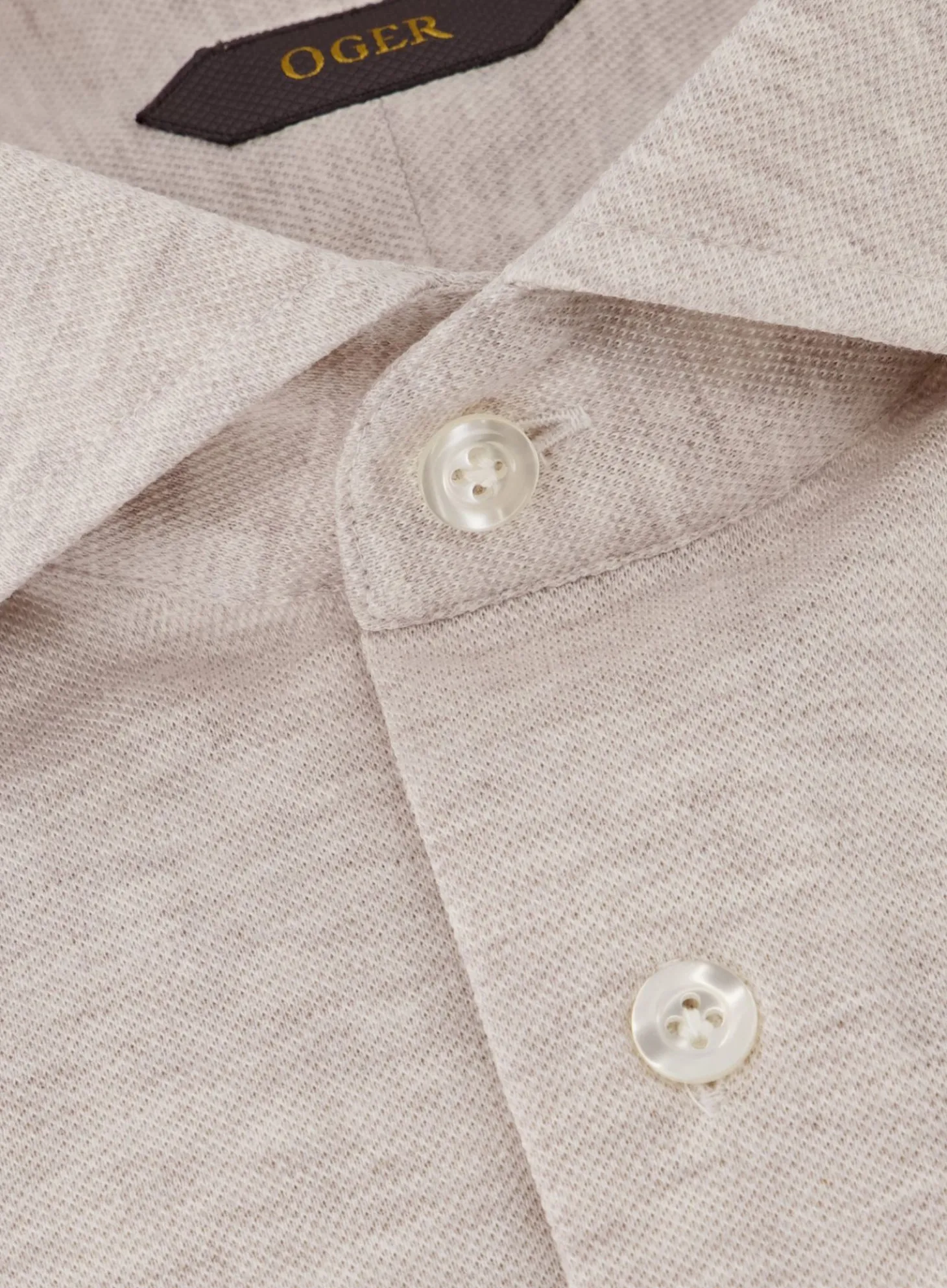 OGÉR Shirt Van Katoen Beige Cheap