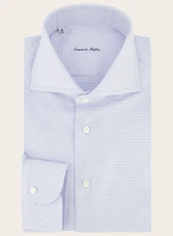 Emanuele Maffeis Shirt Van Katoen Blauw Best Sale