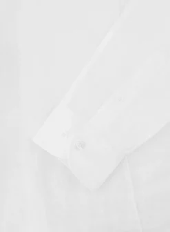 ORLEBAR BROWN Shirt Van Linnen Wit Discount