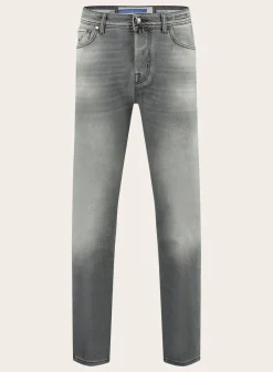 Jacob Cohën Slim-Fit Bard 5-Pocket Grijs Outlet