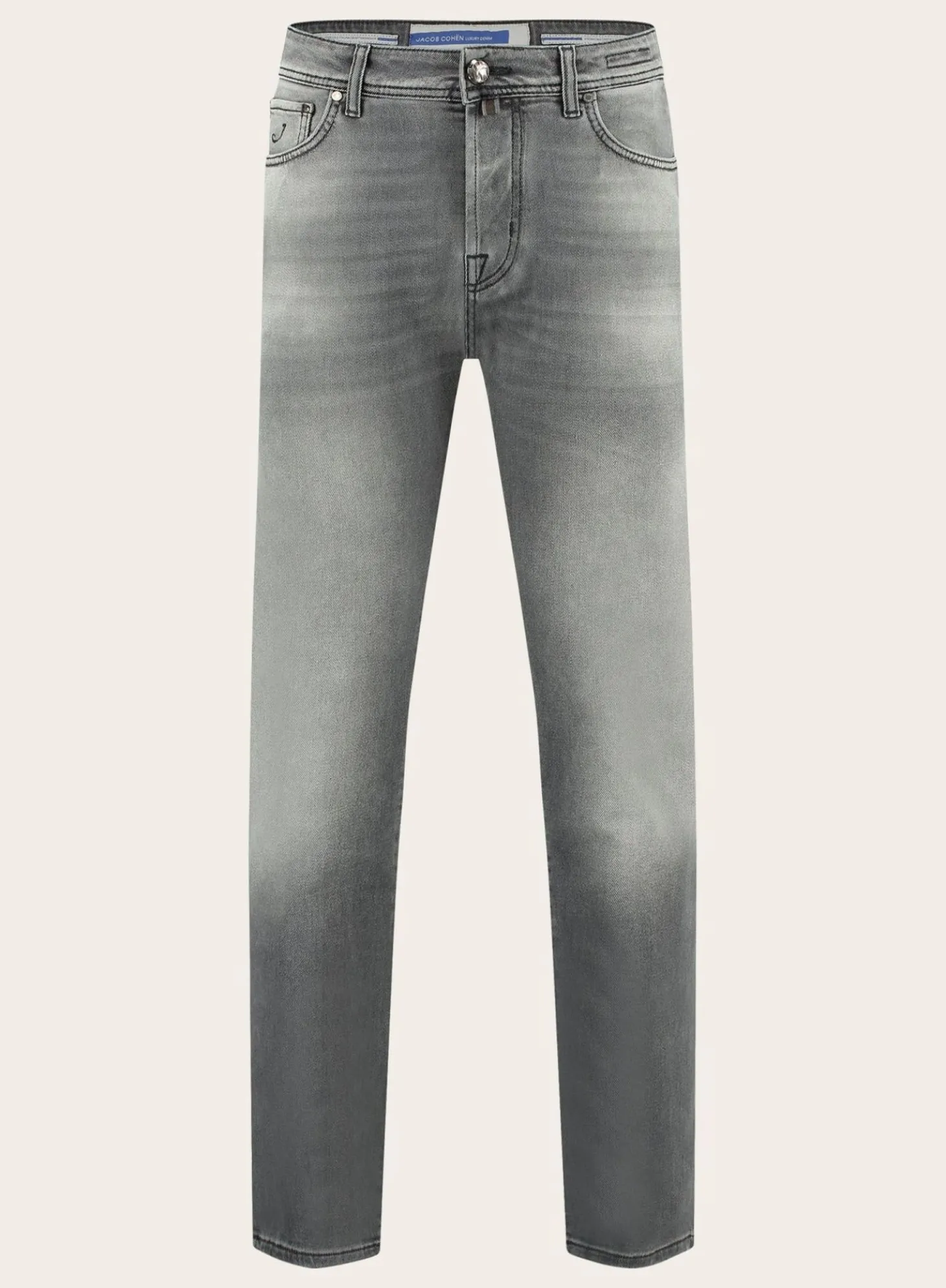 Jacob Cohën Slim-Fit Bard 5-Pocket Grijs Outlet