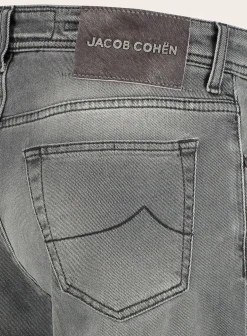 Jacob Cohën Slim-Fit Bard 5-Pocket Grijs Outlet