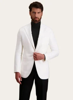 OGÉR Slim-Fit Dinner Jacket Van Wol Wit Hot