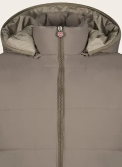Kiton Slim-Fit Gewatteerde Bodywarmer Taupe Online