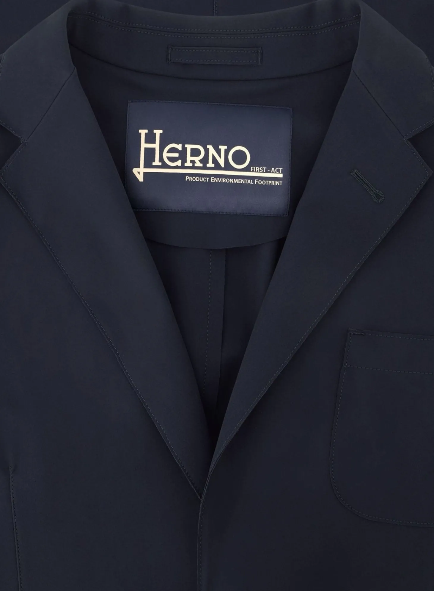Herno Slim-Fit Jasje Blue Navy Online