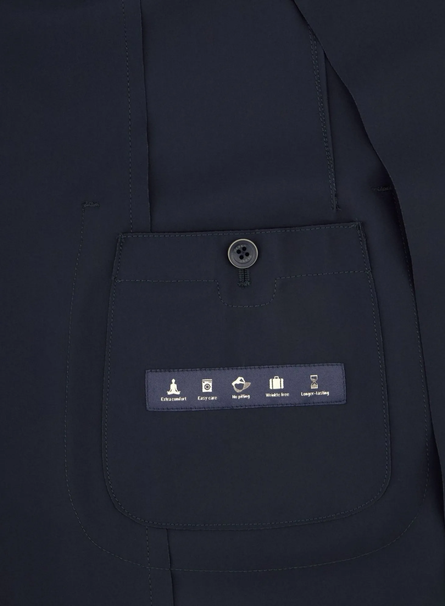 Herno Slim-Fit Jasje Blue Navy Online