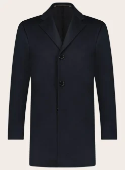 Cesare Attolini Slim-Fit Mantel Van Cashmere Blue Navy Outlet