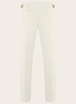 OGÉR Slim-Fit Pantalon Off-White Online