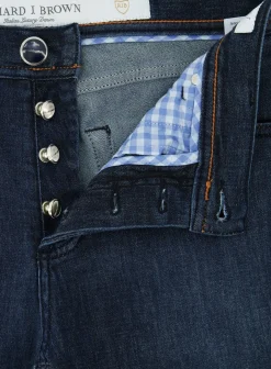 Richard J. Brown Slim-Fit Tokyo Jeans Blue Navy Store