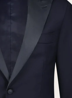 OGÉR Slim-Fit Tuxedo Van Wol Marine Discount