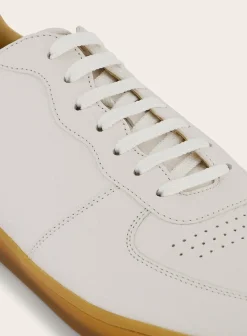 Brunello Cucinelli Sneakers Van Leer Wit New