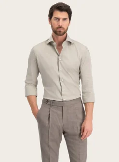 Emanuele Maffeis Stretch Shirt Van Katoen Shop