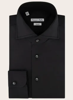 Emanuele Maffeis Stretch Shirt Van Katoen Shop