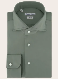 Emanuele Maffeis Stretch Shirt Van Katoen Shop