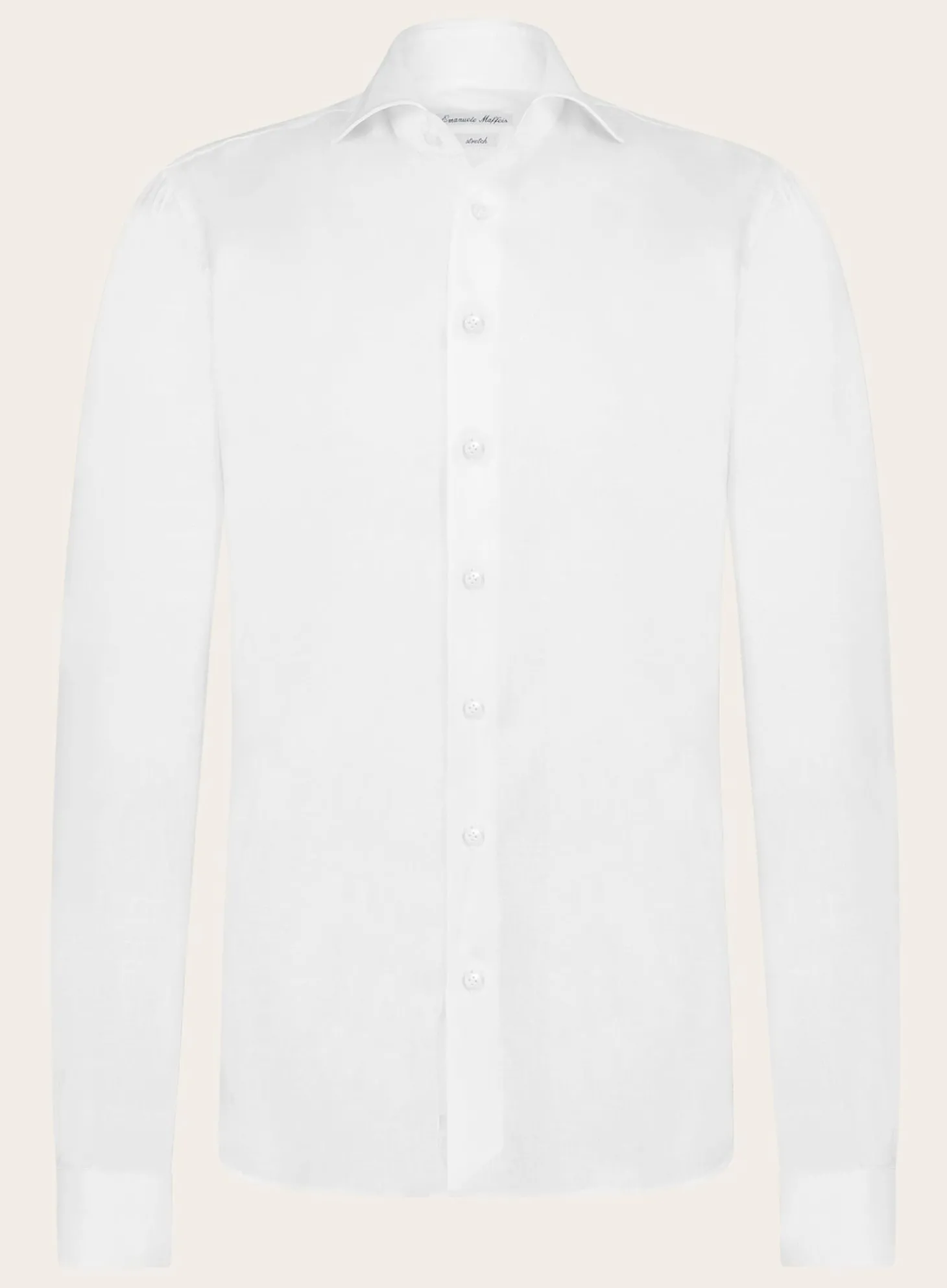 Emanuele Maffeis Stretch Shirt Van Linnen Best Sale