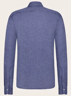 Emanuele Maffeis Stretch Shirt Van Linnen Best Sale