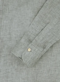 Emanuele Maffeis Stretch Shirt Van Linnen Best Sale