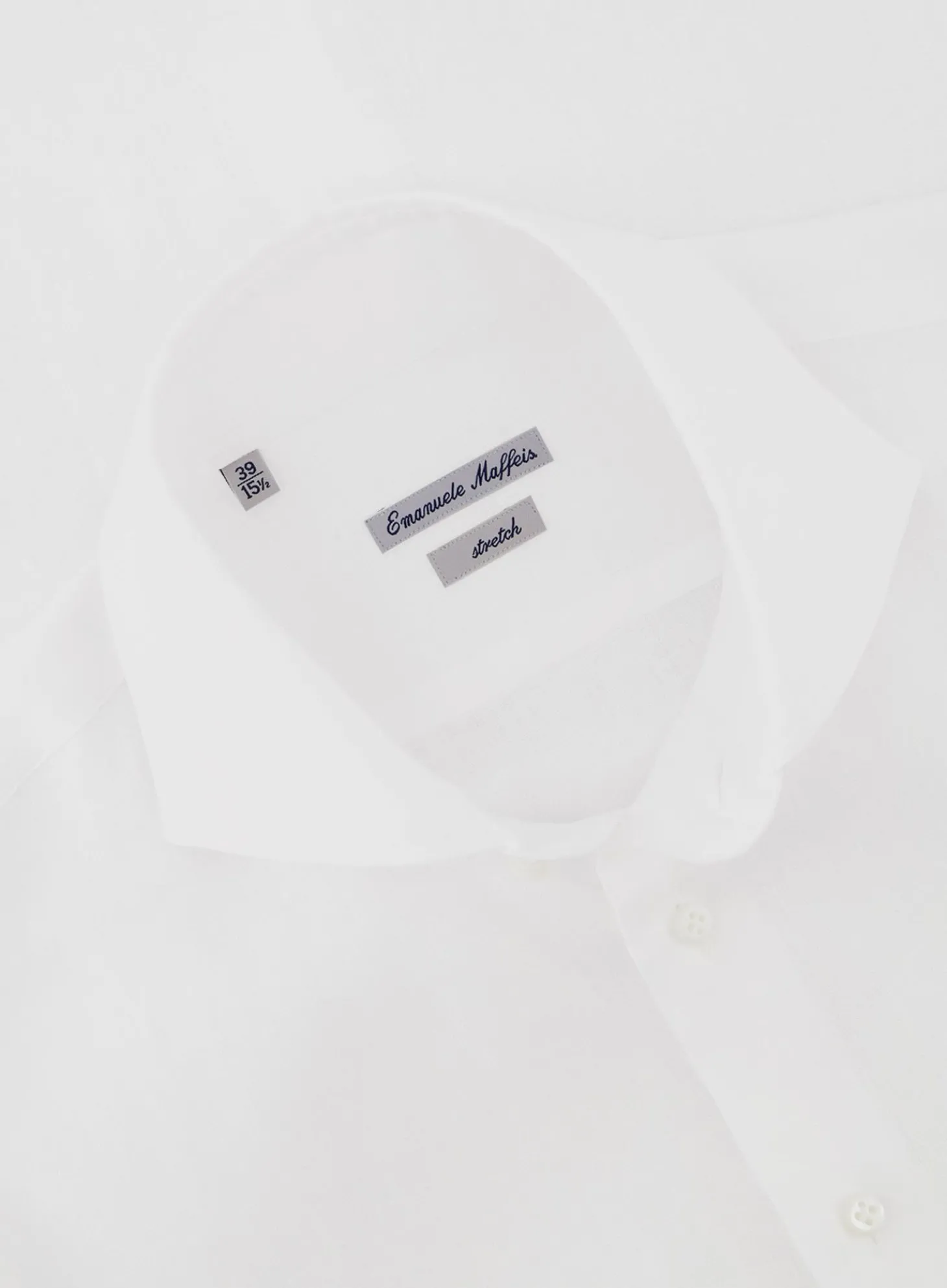 Emanuele Maffeis Stretch Shirt Van Linnen Best Sale