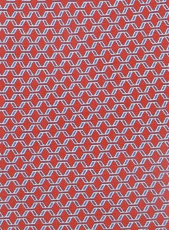 OGÉR Stropdas Met Print Van Zijde Discount