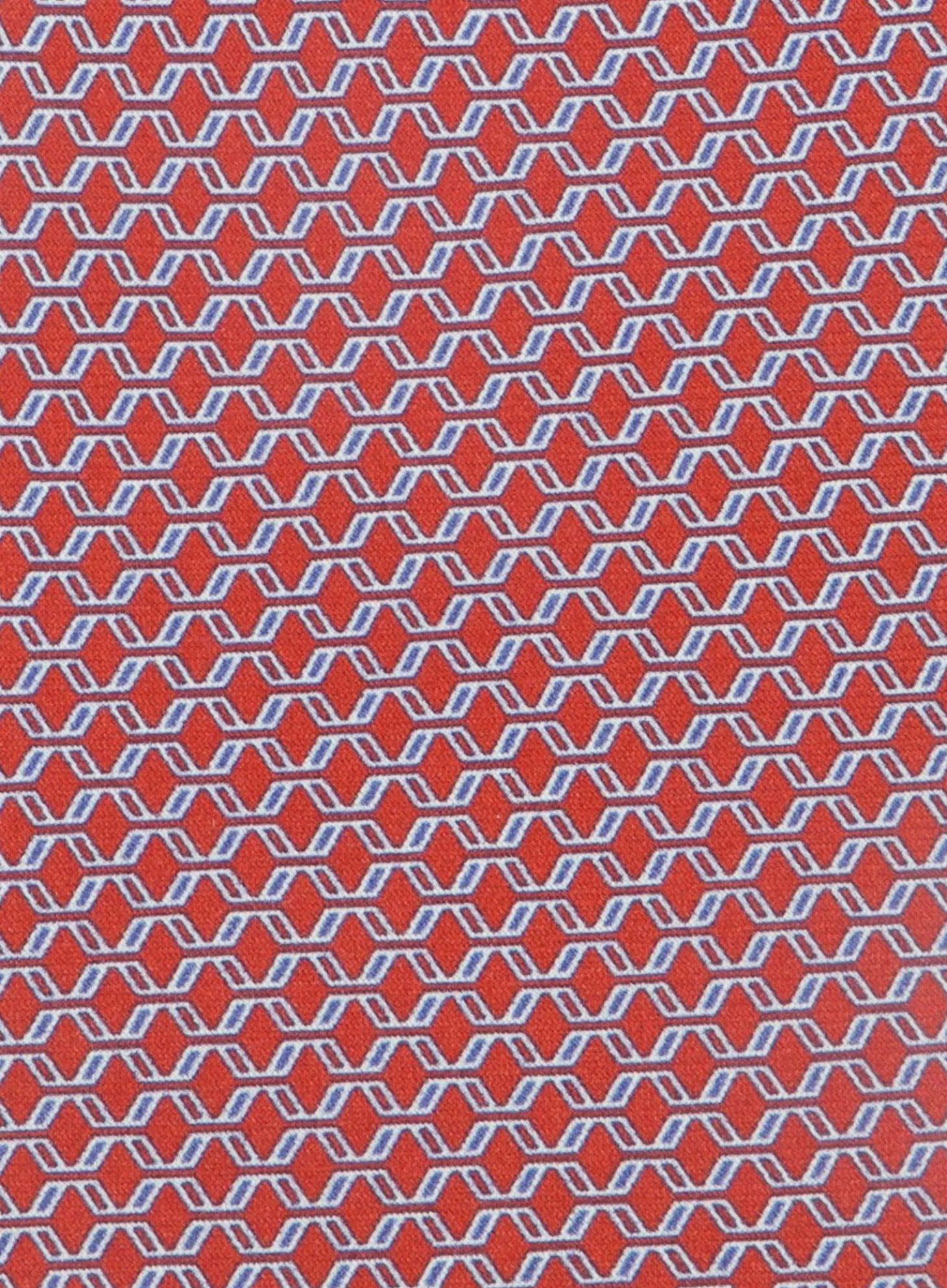 OGÉR Stropdas Met Print Van Zijde Discount