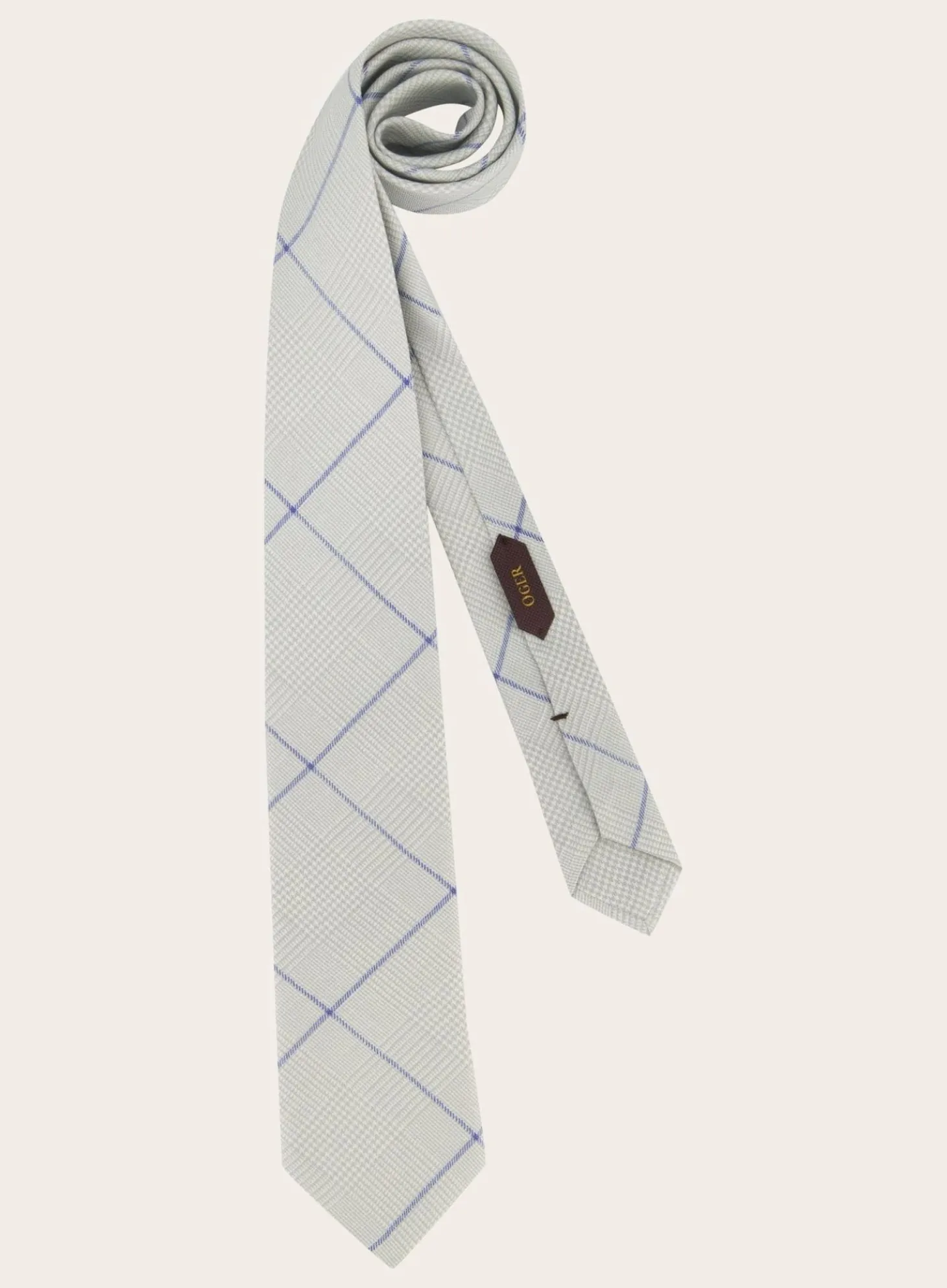 OGÉR Stropdas Met Print Van Zijde Cheap