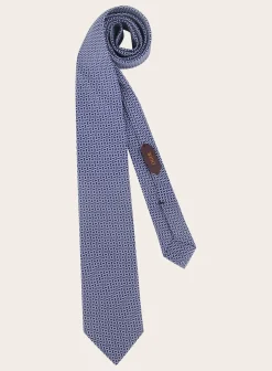 OGÉR Stropdas Met Print Van Zijde Cheap