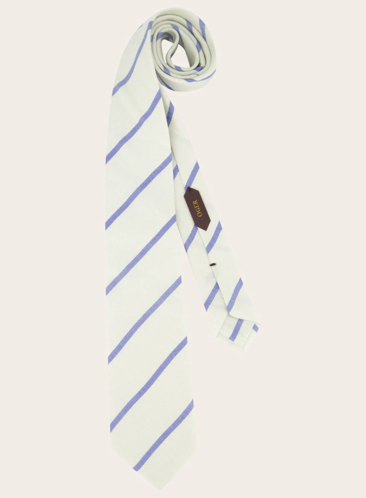 OGÉR Stropdas Met Print Van Zijde Cheap