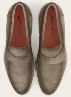 Santoni Suede Atlantis Instappers New