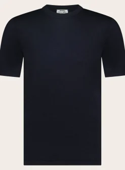 Cesare Attolini T-Shirt Van Katoen En Cashmere Hot