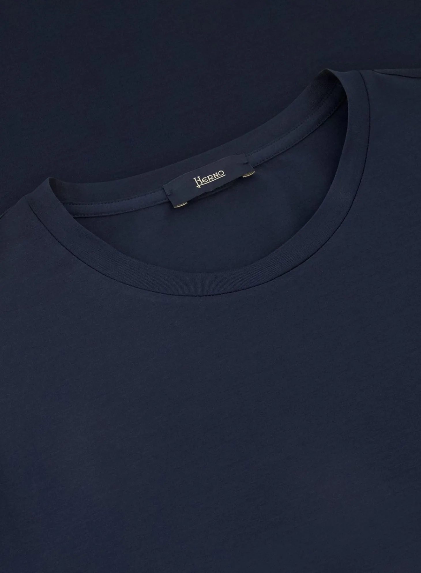 Herno T-Shirt Van Katoen En Elastaan Store